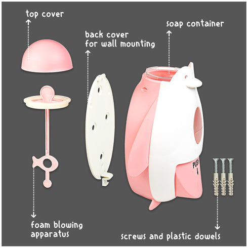 EDNA HOME Cute Penguin Soap Dispenser